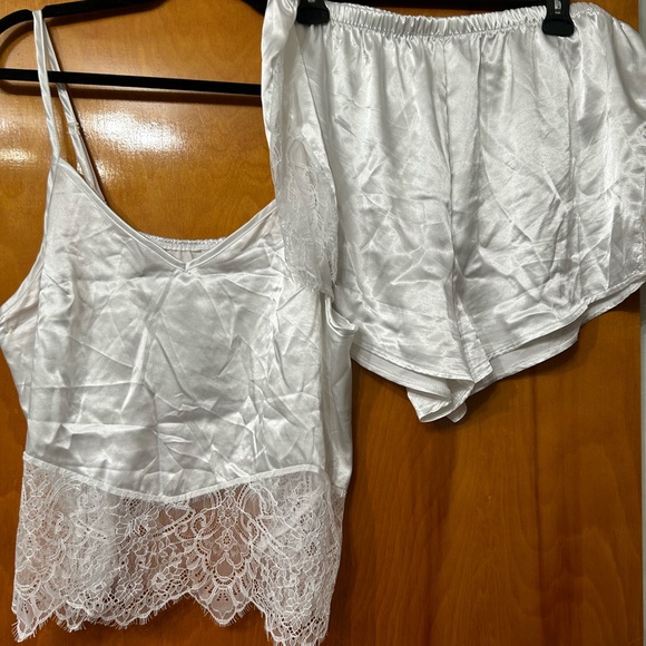 Shein White Bridal Lingerie Set - Picture 3 of 4
